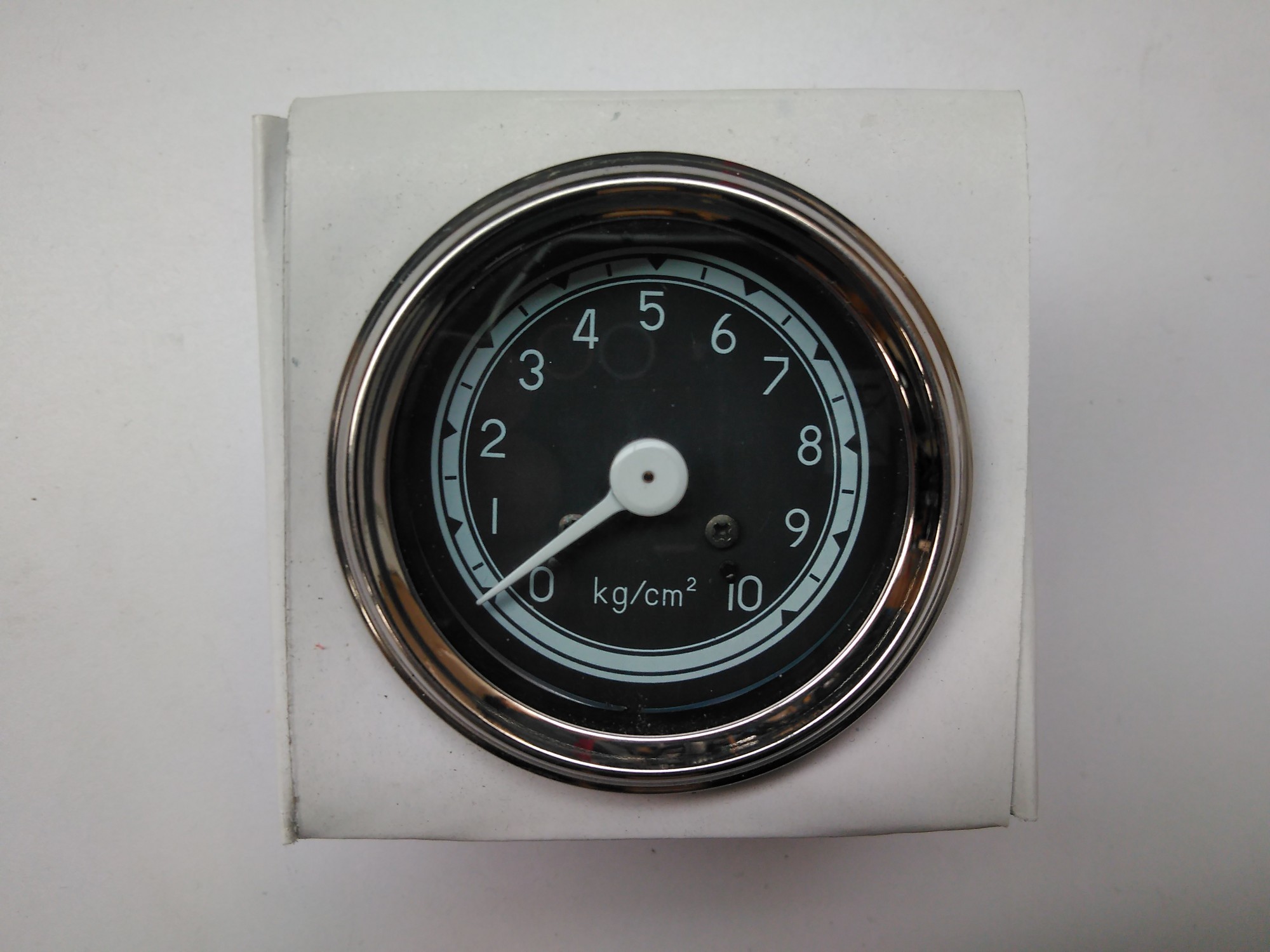 Oliedrukmeter 0 t/m 10 (60mm) (zwart)