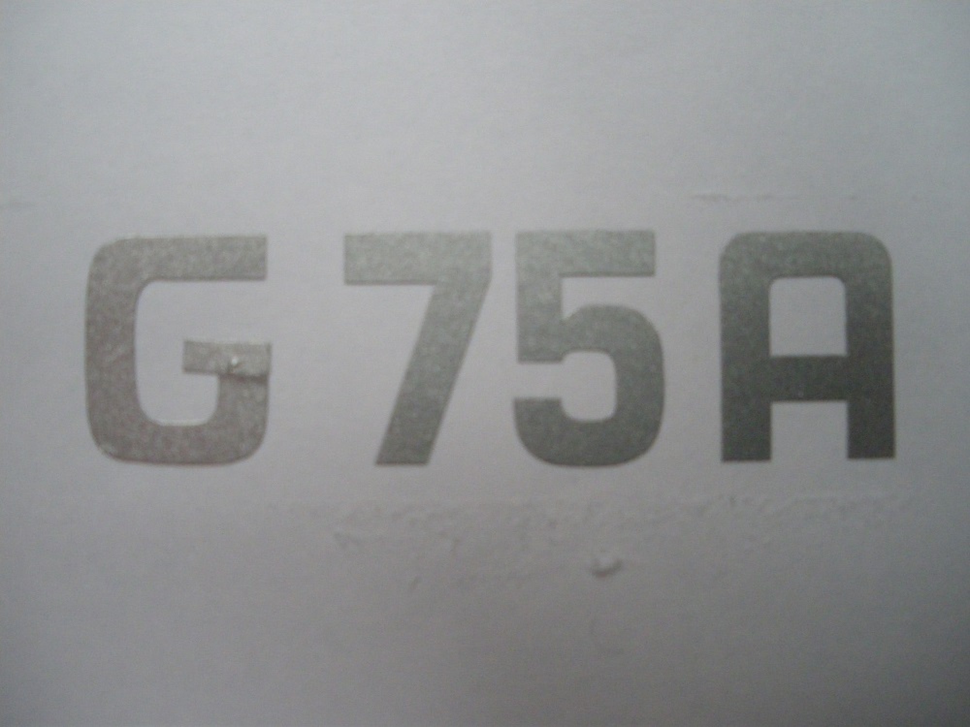 Güldner G75A sticker