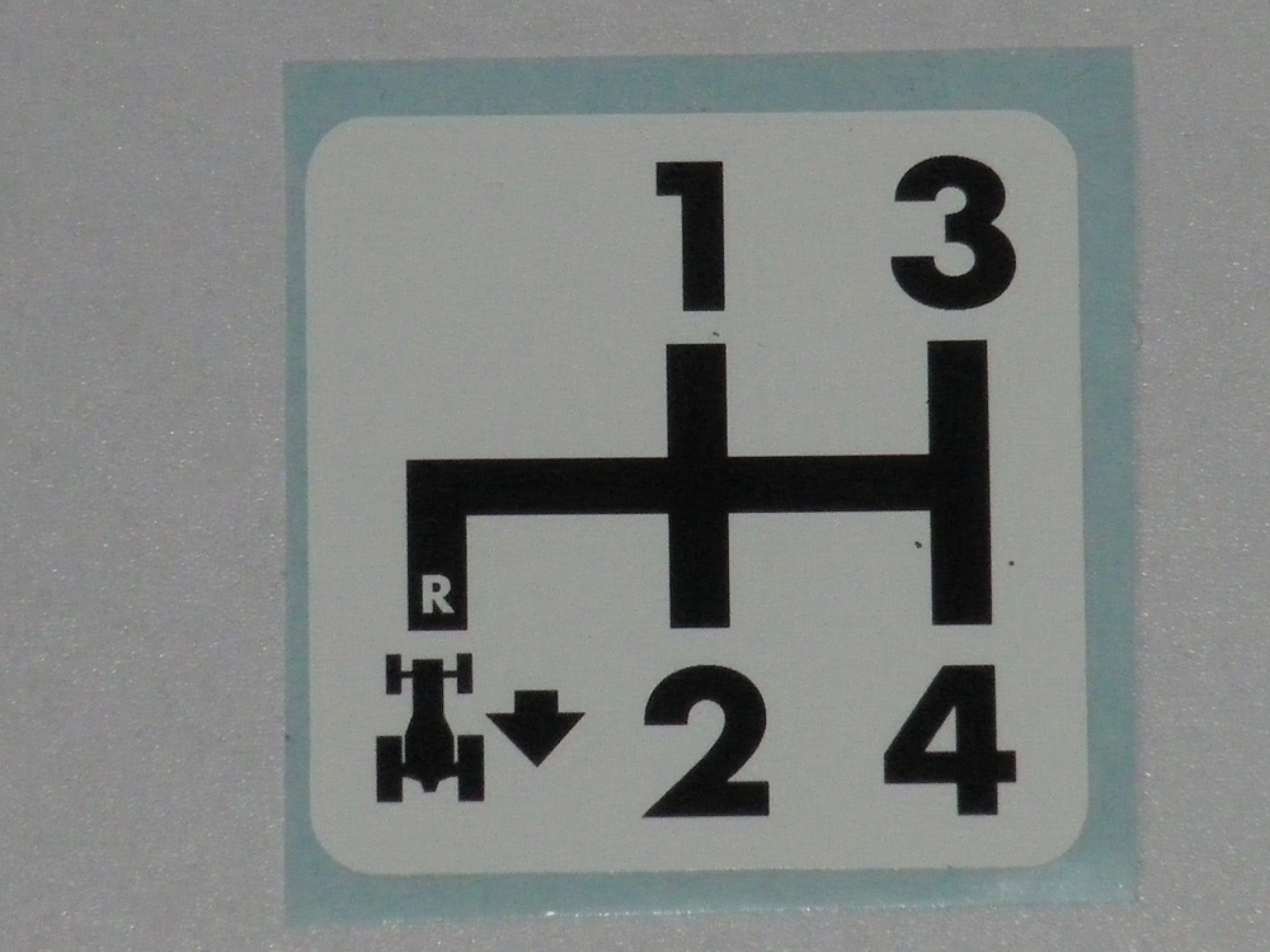 Schakelschema R-1-2-3-4 wit