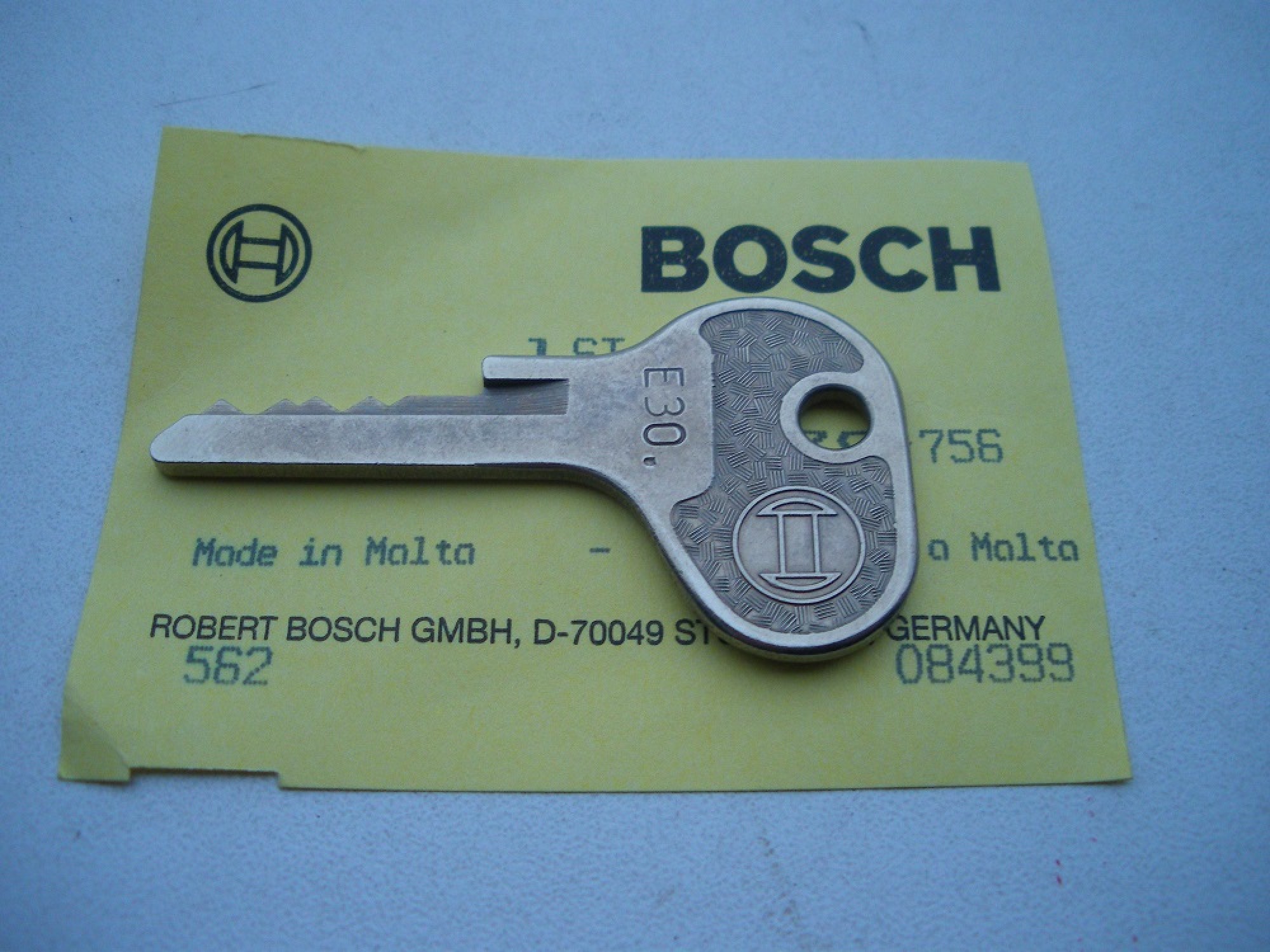 Bosch  E30 contactsleutel