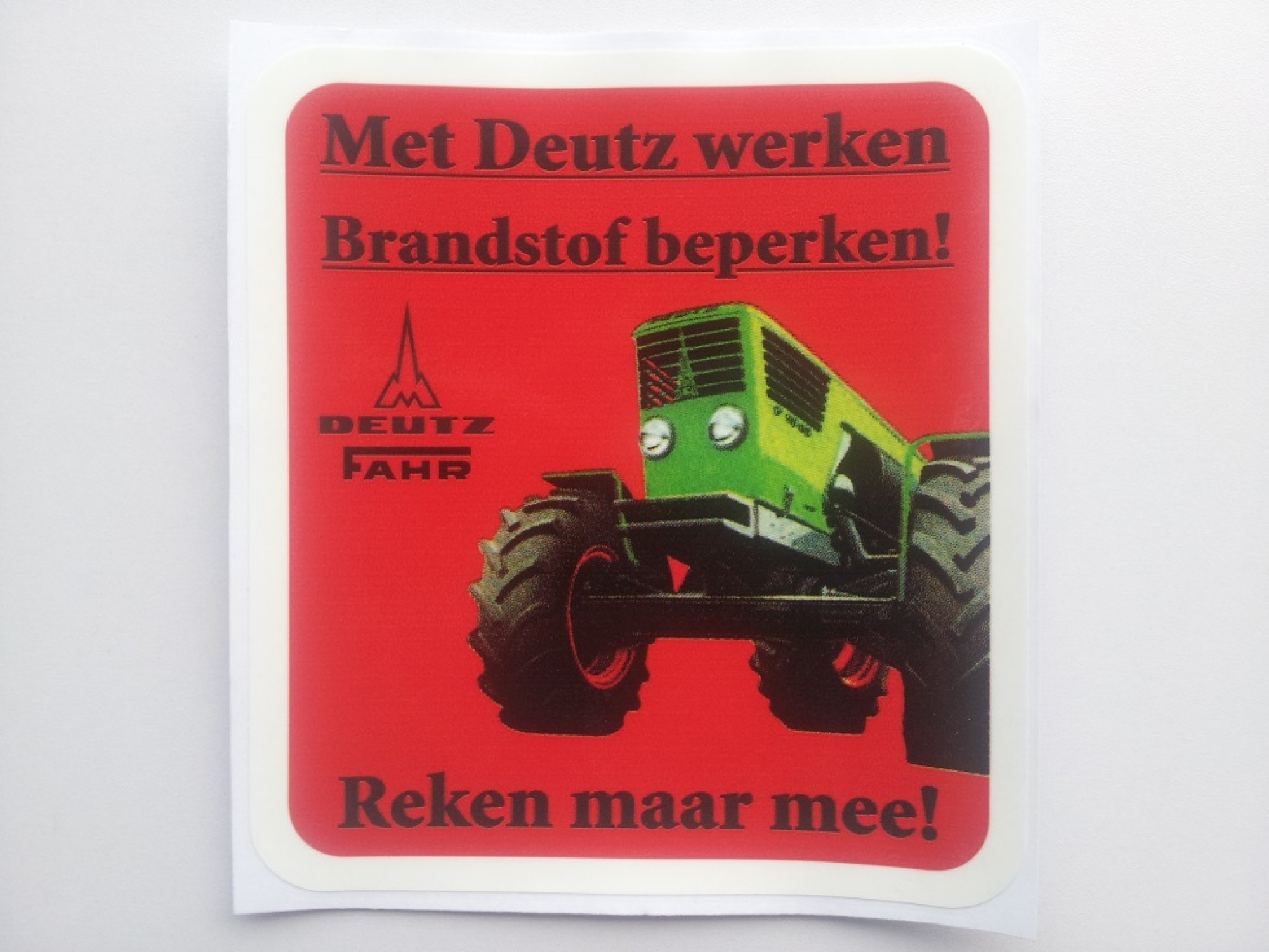 Brandstof sticker 06 NL