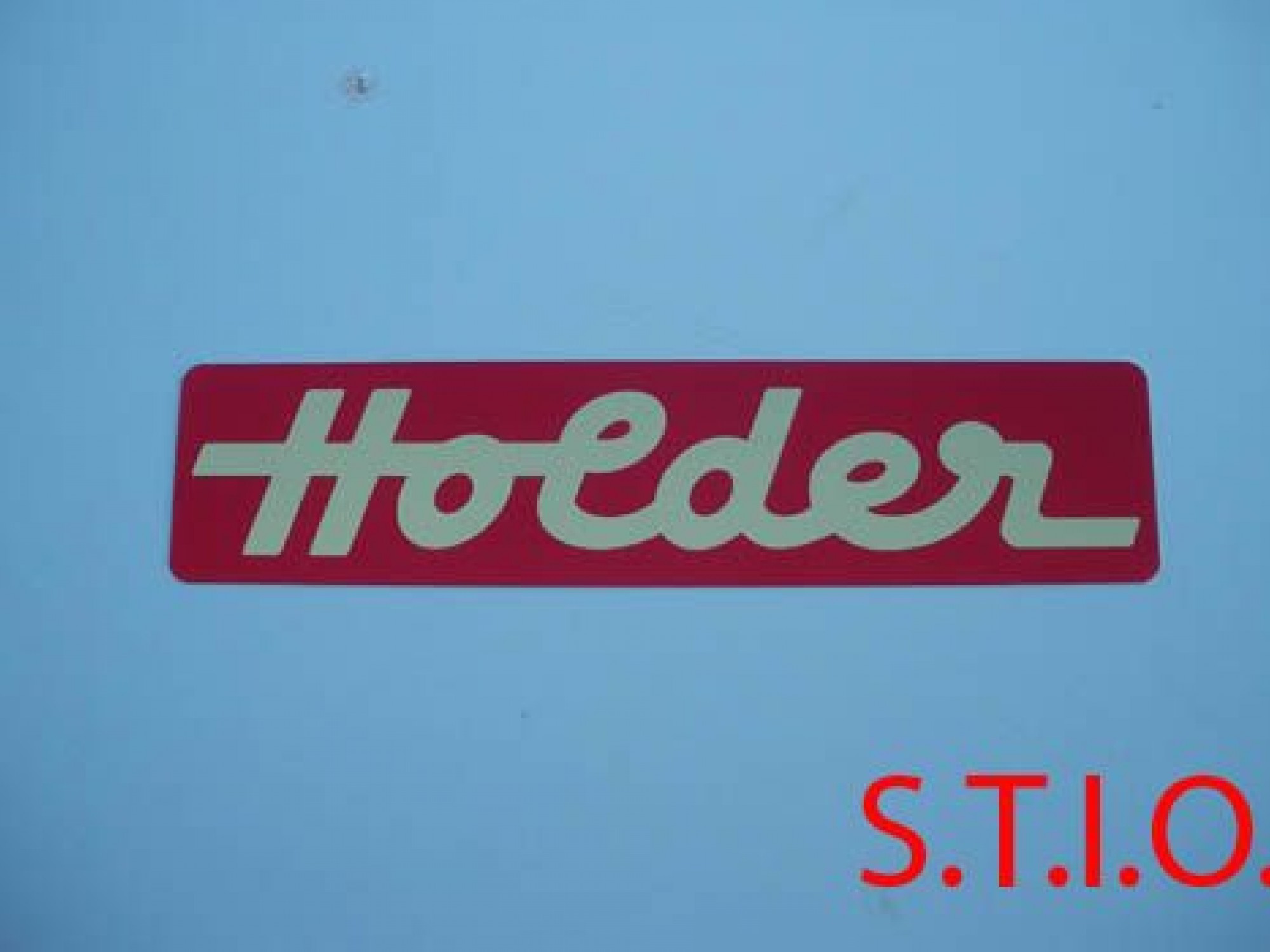 Holder 200x49mm embleem