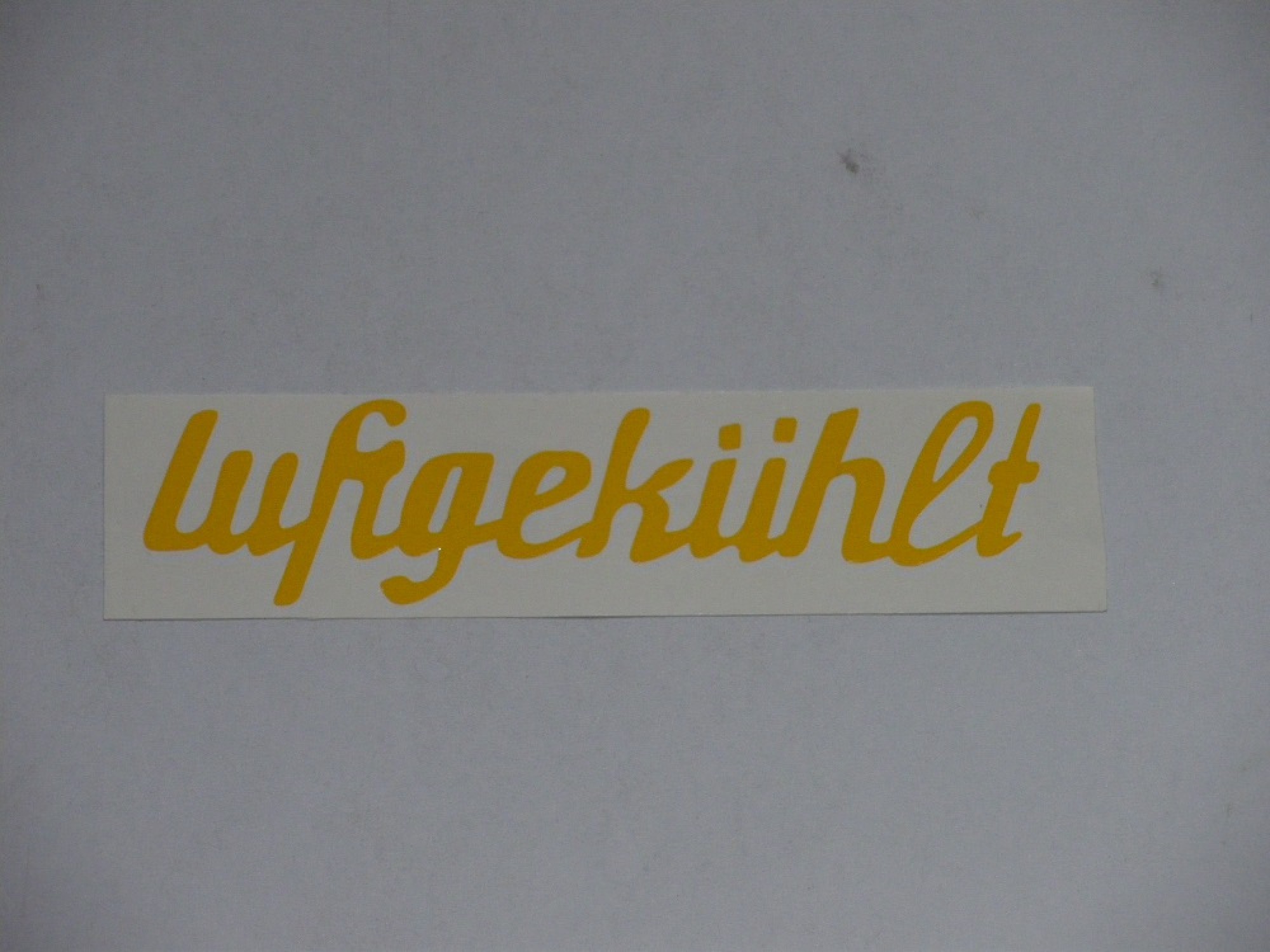 Luftgekulht sticker klein