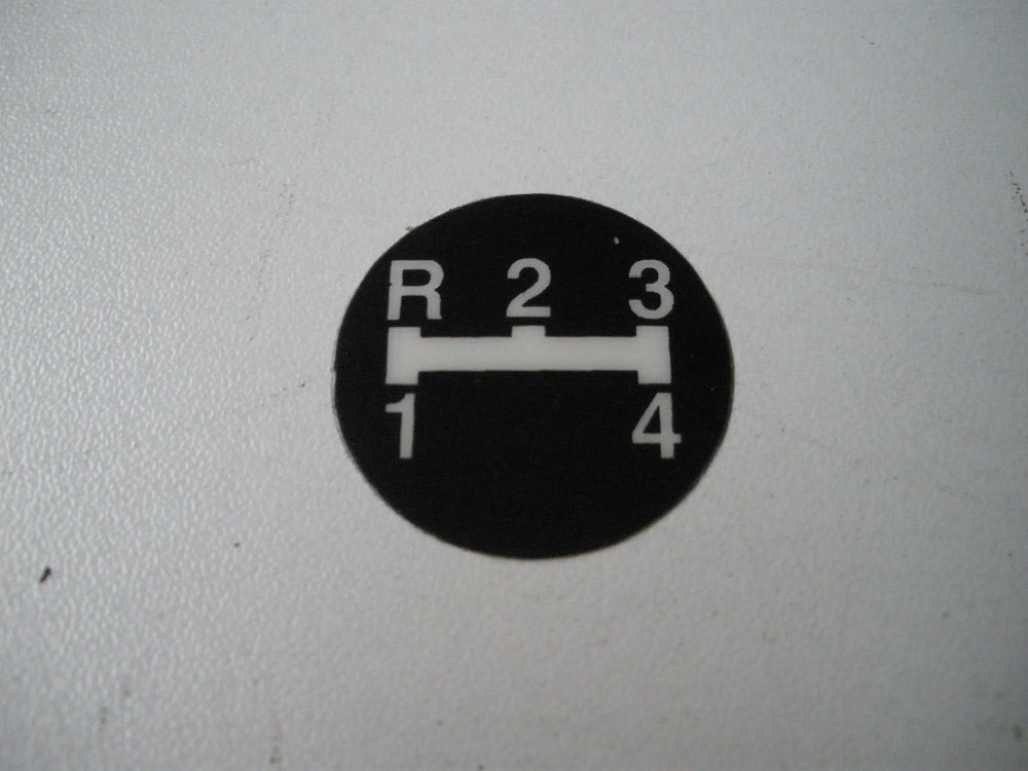 R-1-2-3-4 teken schakelknop MF