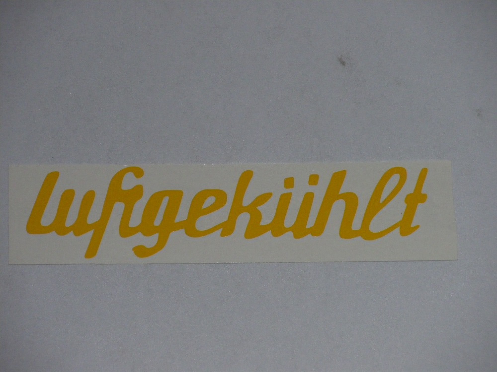 Luftgekulht sticker groot 